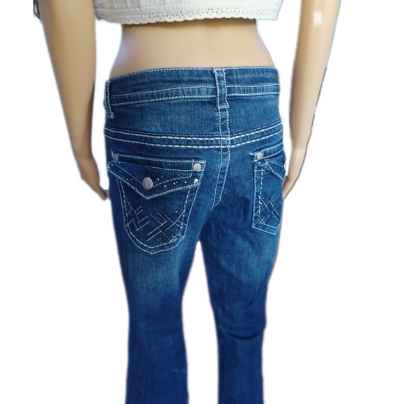 Paisley sky 12 bling flap pocket jeans - Picture 5 of 11